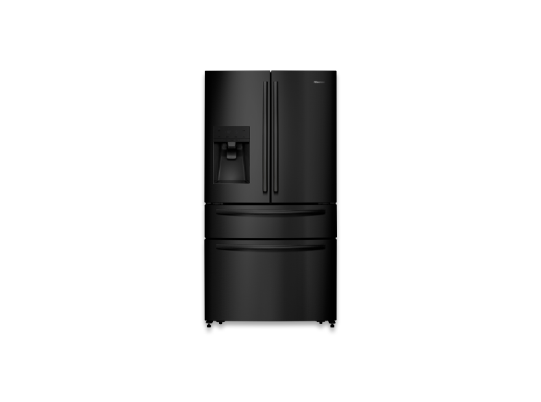 French Door Black Steel 454L
