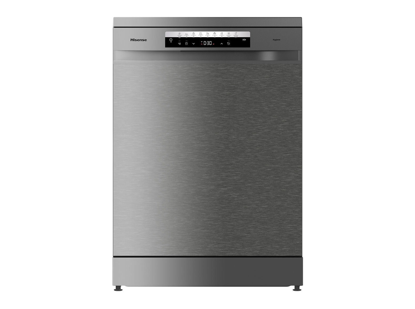 Black Steel Dishwasher with 15 Place Settings