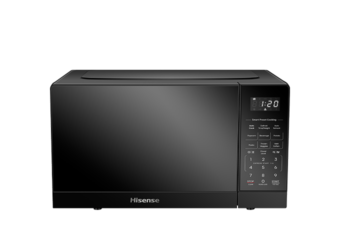 20L 800W Black Microwave