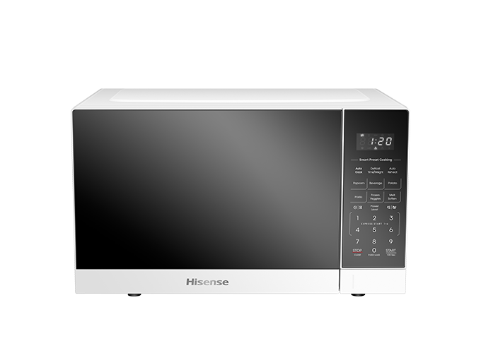 25L 900W White Microwave